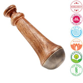 Original Ayurveda Kansa Gesicht/Kopf Massage Stab, grob oder fein, handgemacht (Ayurveda Paradies) | Massage & Entspannung | Ayurveda Paradies Schweiz